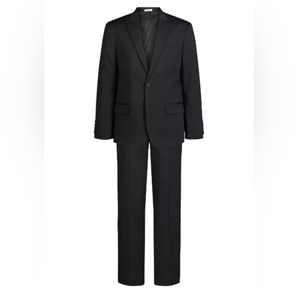 CALVIN KLEIN YOUTH SZ BLACK SUIT - WORN ONCE